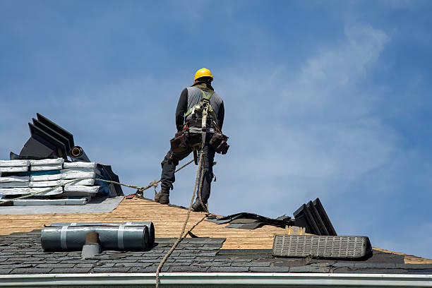 Professional Roof Replacement technician working in Bryson City, NC